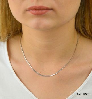 Łańcuszek srebrny płaska lineczka AP012-0685-925 2mm. Łańcuszek srebrny linka. Łańcuszek srebrny damski. Łańcuszek o splocie płaskiej linki. Łańcuszek damski biżute (3).JPG
